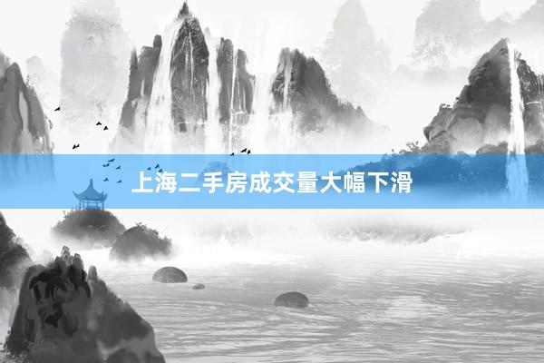 上海二手房成交量大幅下滑